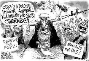Muslim intolerance cartoon