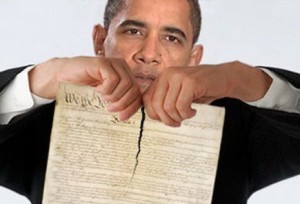 obama tearing constitution