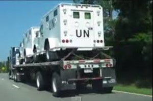 UN trucks
