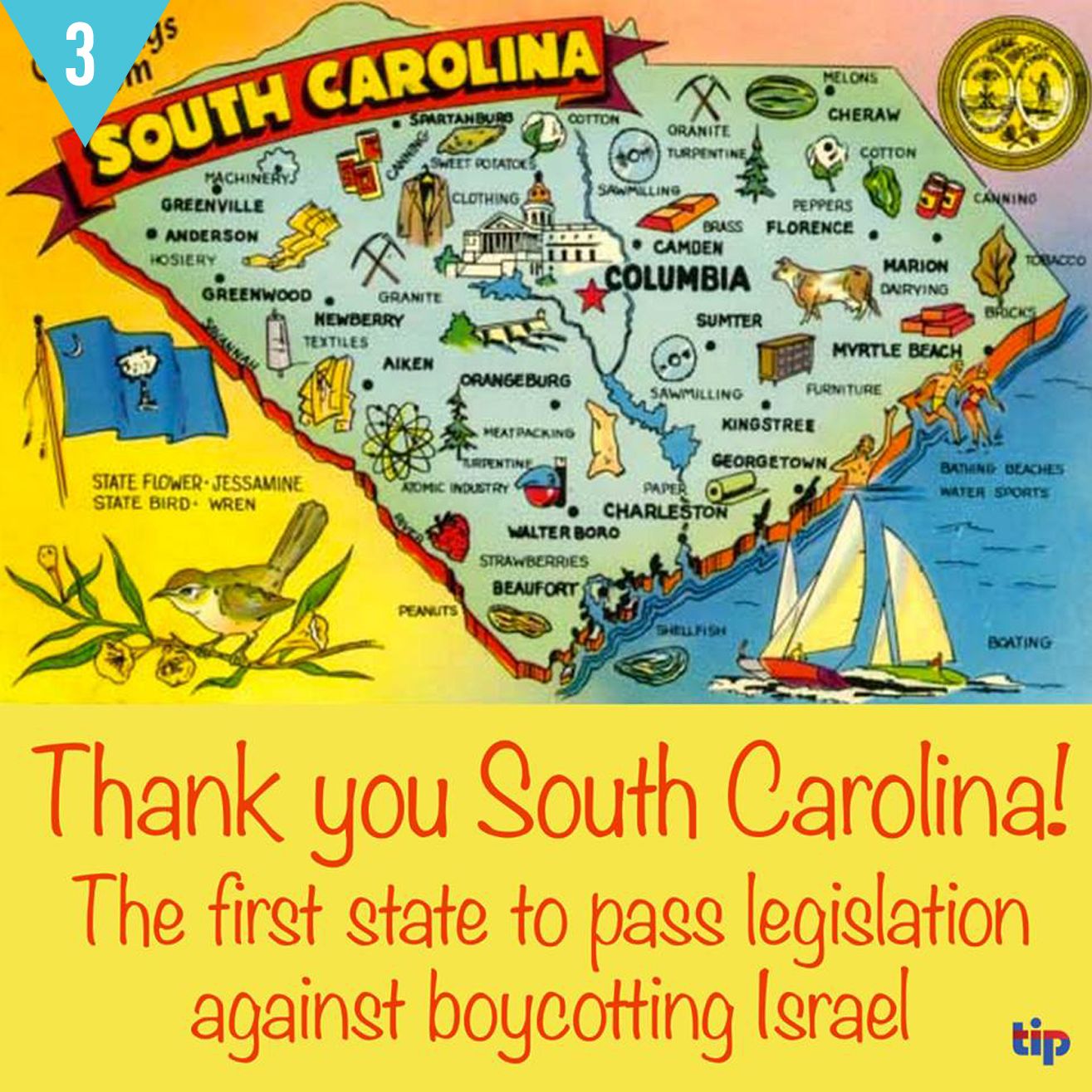 South Carolina supports Israel