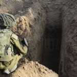 A photo released by the IDF shows a Hamas tunnel discovered by soldiers from the Paratroopers Brigade in the Northern Gaza Strip on July 18, 2014. (photo credit: IDF Spokesperson/Flash90)