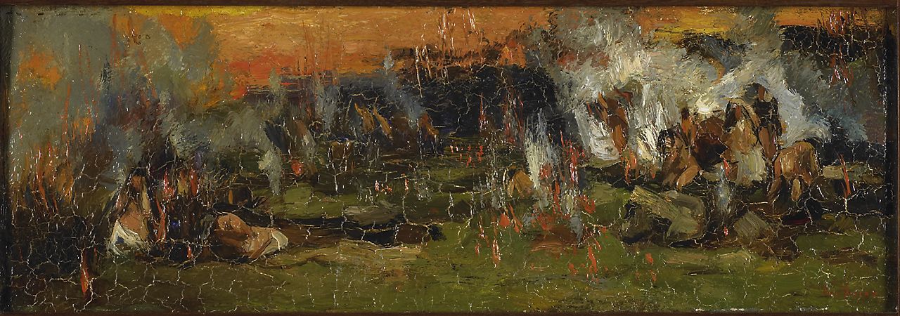 Sodom and Gomorrah painting by Dutch artist Willem de Zwart
