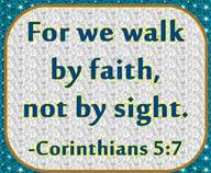 walk by faith