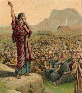 Moses instructs Israelites