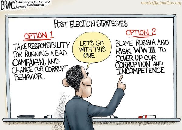 obama exit cartoon